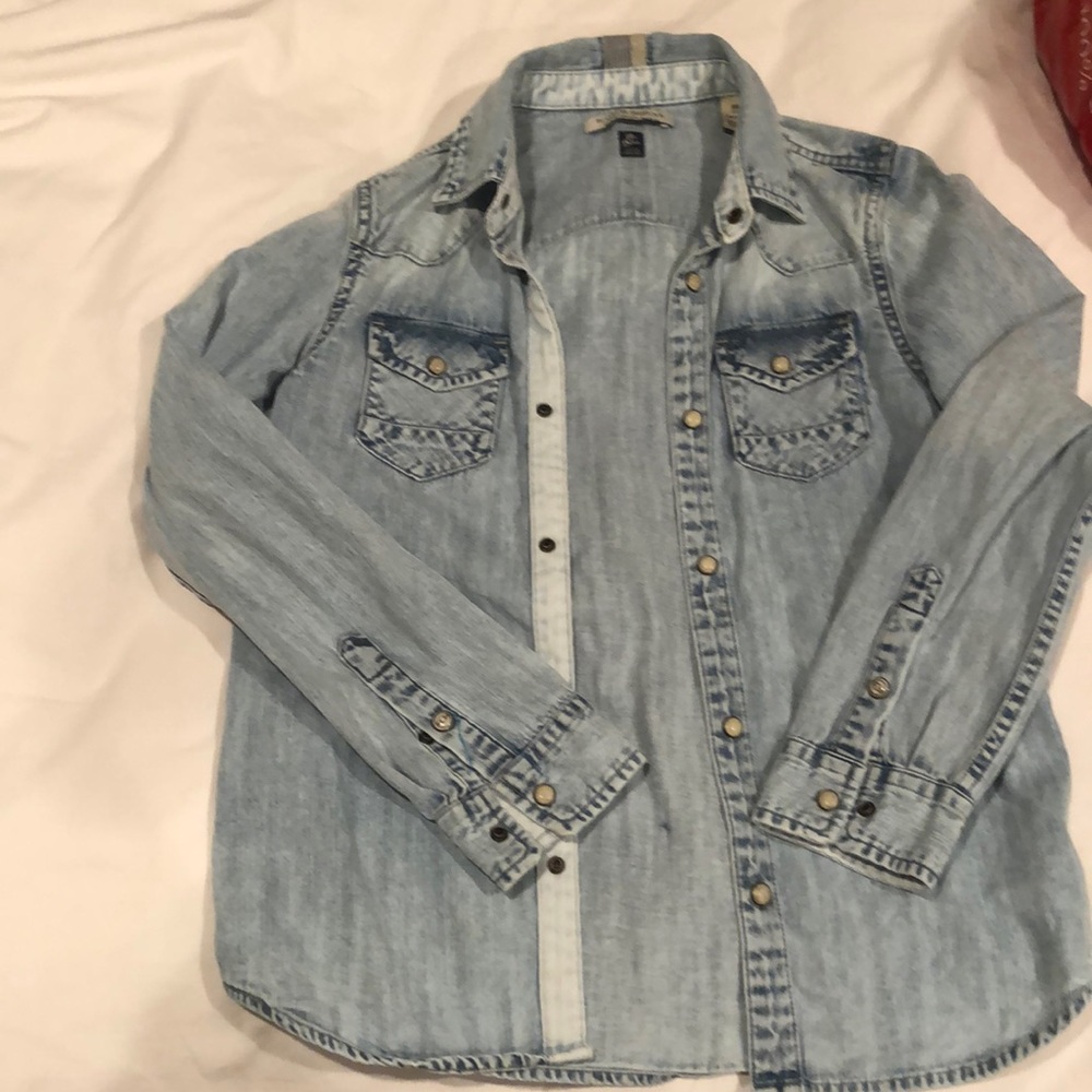 Scotch and soda boys denim button down shirt 10